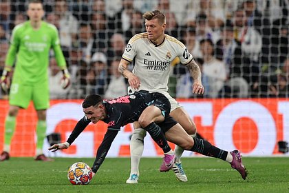 «Реал Мадрид» сыграл вничью с «Манчестер Сити» в матче 1/4 финала Лиги чемпионов