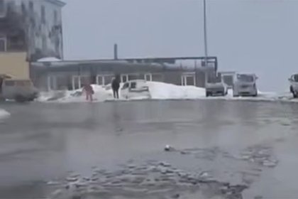 Российский регион «поплыл» после мощных зимних снегопадов