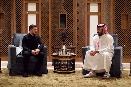 Зеленский встретился с наследным принцем Саудовской Аравии