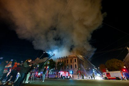 Стало известно о планах реставрации загоревшегося в Петербурге особняка Миллера
